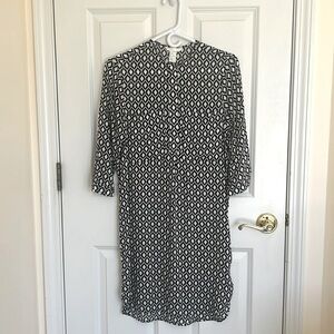 NEW H&M Black + White Tunic (Size 2)